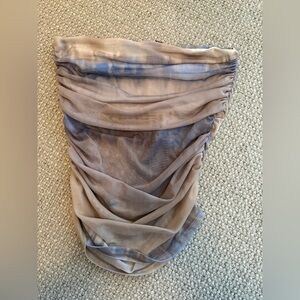 Zara sheer crop top